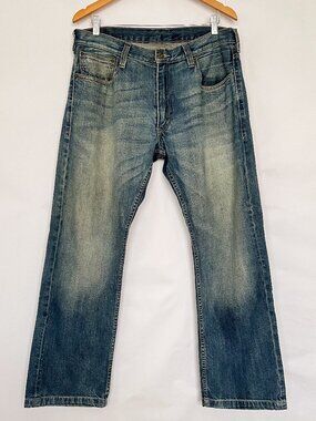 Levi’s 514 Slim Straight Jean Non Stretch Denim Mens Size 36x29 (actual 34x28.5)